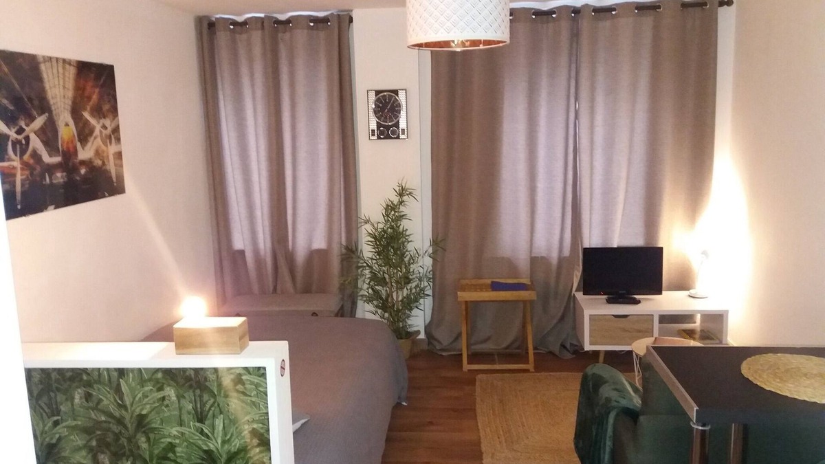 Saint-Marc Apartment | Nice studio with terrace, downtown Brest