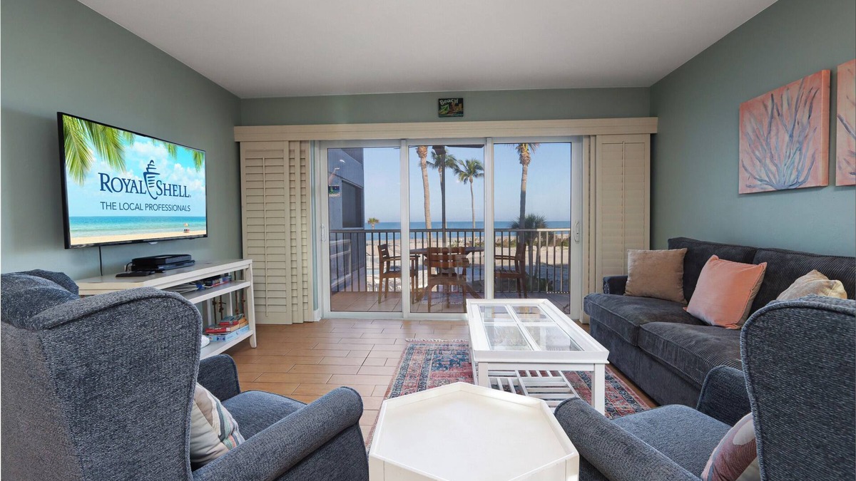 Captiva Condo | Nicely Updated, Two Bedroom, Direct Beach Front Condo - South Seas Beach Villa 2528
