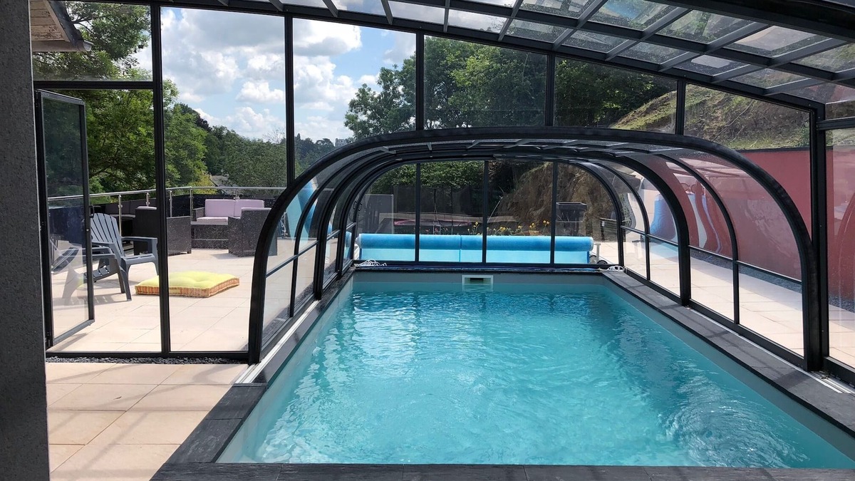Plerin House | Night with sauna and private heated pool for 2