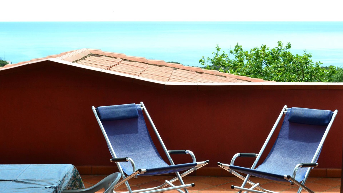 Maratea House | Nina's houses - Large terrace overlooking the sea
