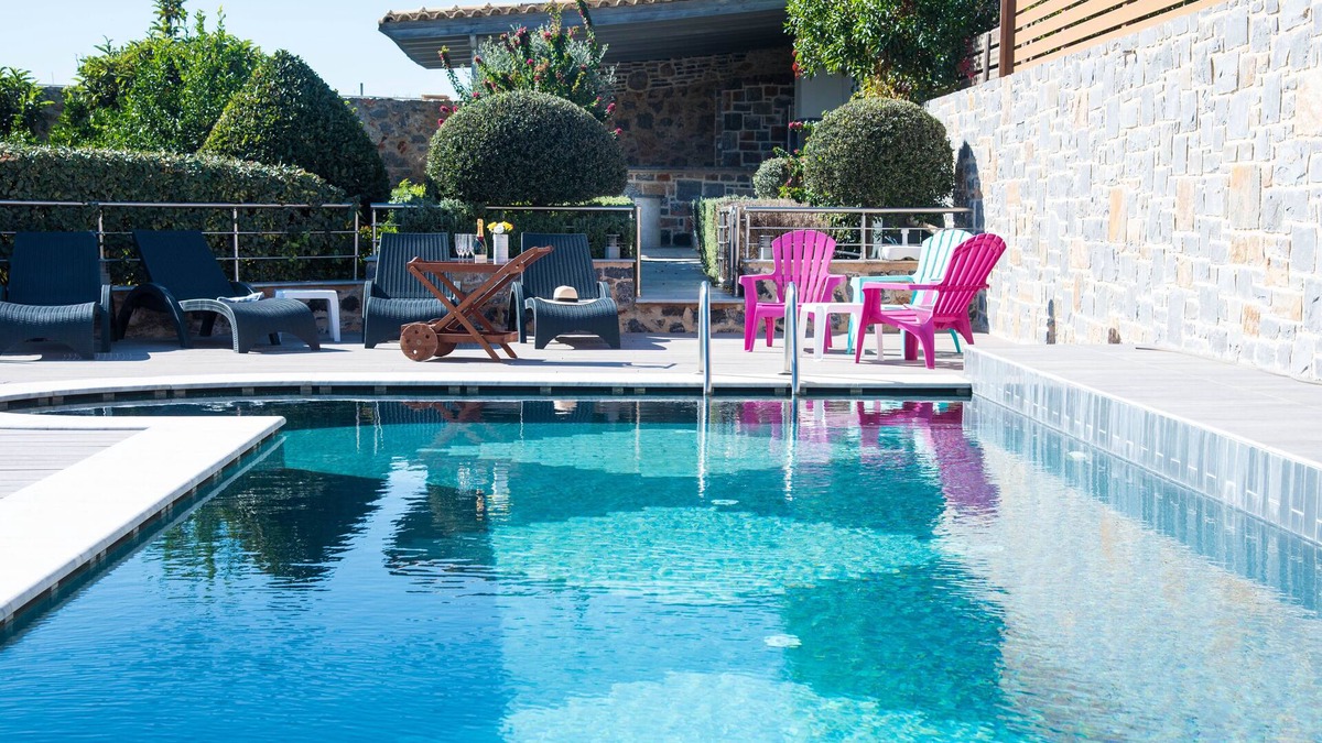 Vathianos Kampos Villa | Nina Villa bar and private pool