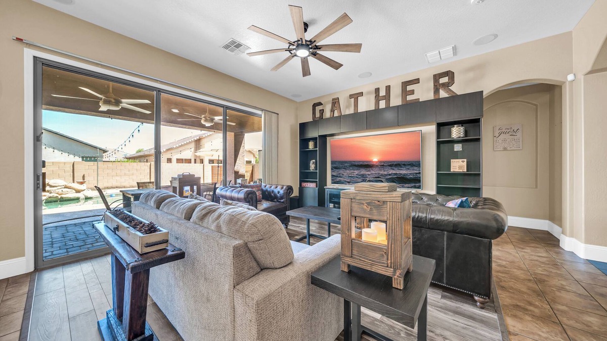 Laveen Village House | nnRelaxing Home with Pool, Theater Room & BBQ – Perfect for familiesnnnnnnnn
