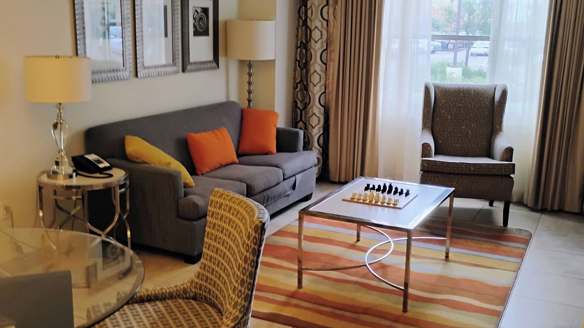 Enterprise Condo | No Resort Fees. Adjacent casino with restaurants/movie theater/bowling alley.