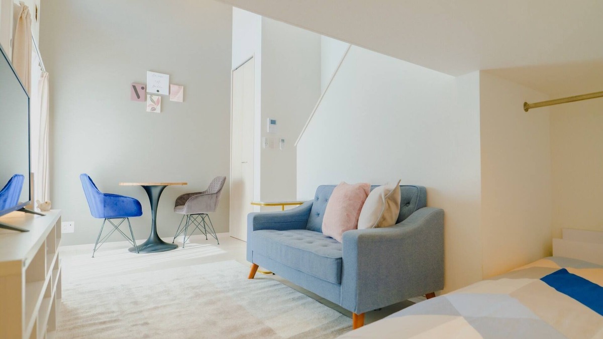 Nishi Ward Apartment | No103Near Kumamoto StationChildren OK Sofa semidouble bed x 2 TV with video app/Kumamoto Kumamoto