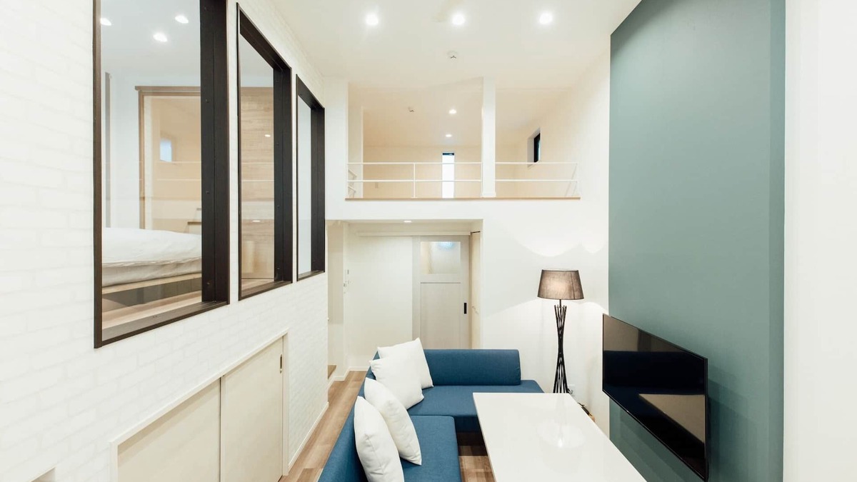Chuo Ward Apartment | No205Near Kumamoto Station Large sofa Maisonette type with kitchen for 1 to 4 people/Kumamoto Kumamoto