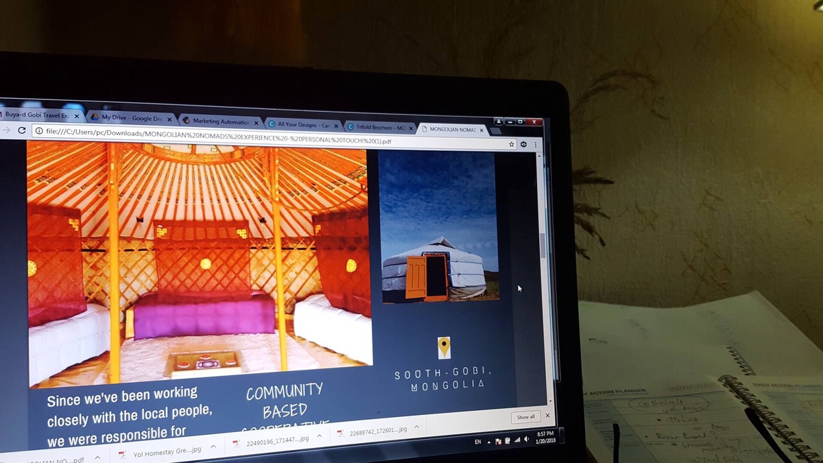 Dalanzadgad Bed & Breakfast | NOMAD HOMESTAY - Eco Gers in the Gobi