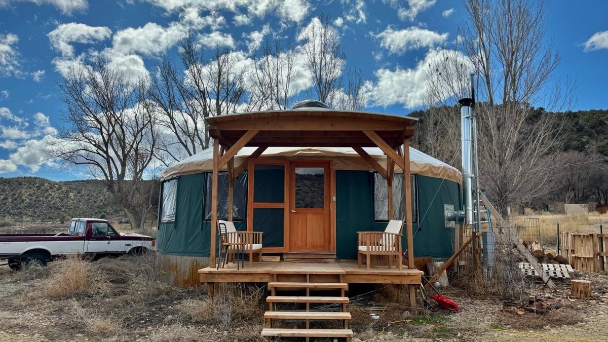Lewis House | Nomadic Dreams in a Chic Yurt, McElmo Canyon