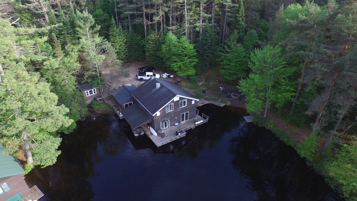 Rainbow Lake House | None Closer to the Water's Edge. One of a kind BOATHOUSE