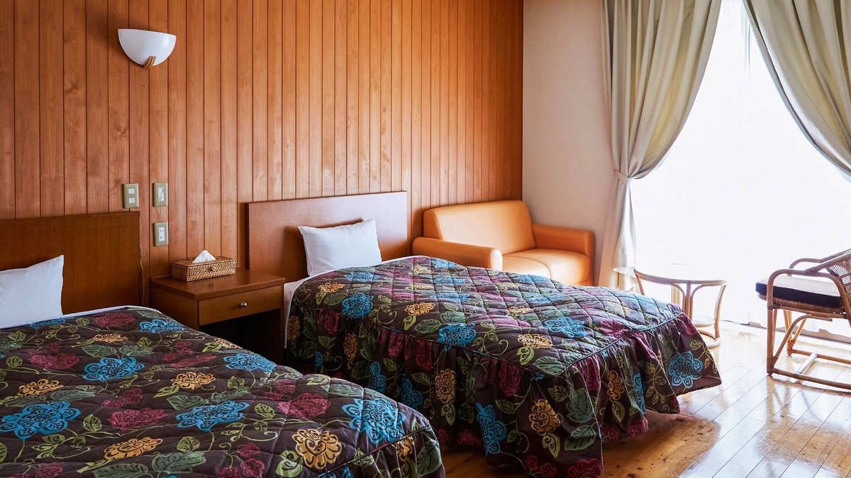 Yusuhara-cho Hotel | Nonsmoking Annex Westernstyle twin room with breakfast included After relaxing in the hot sprin/Seiyo Ehime