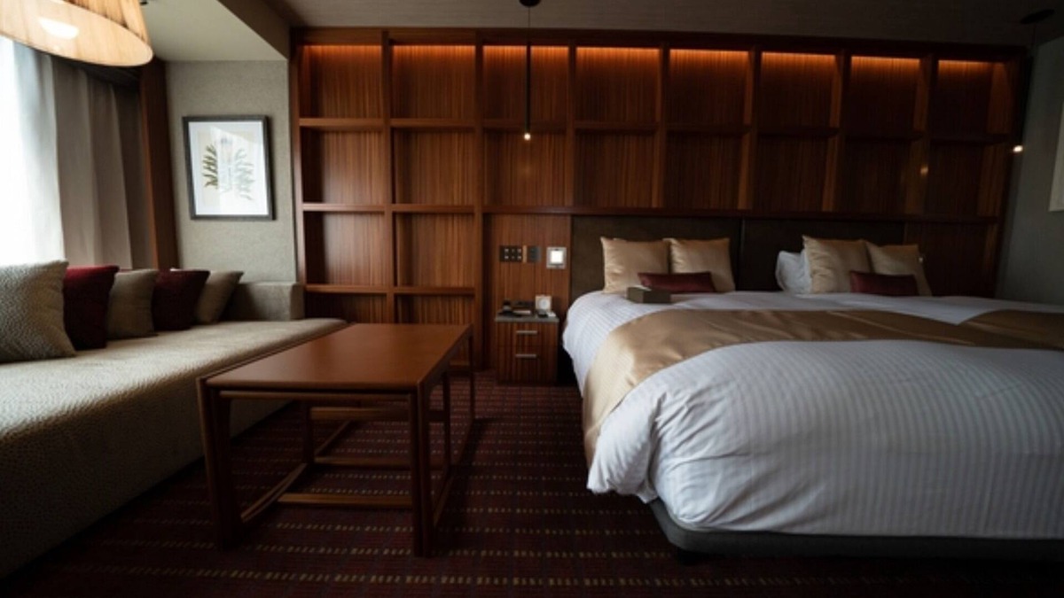 Takasaki Hotel | Nonsmoking Luxury twin with SKY SPA Room witho/Takasaki Gunma