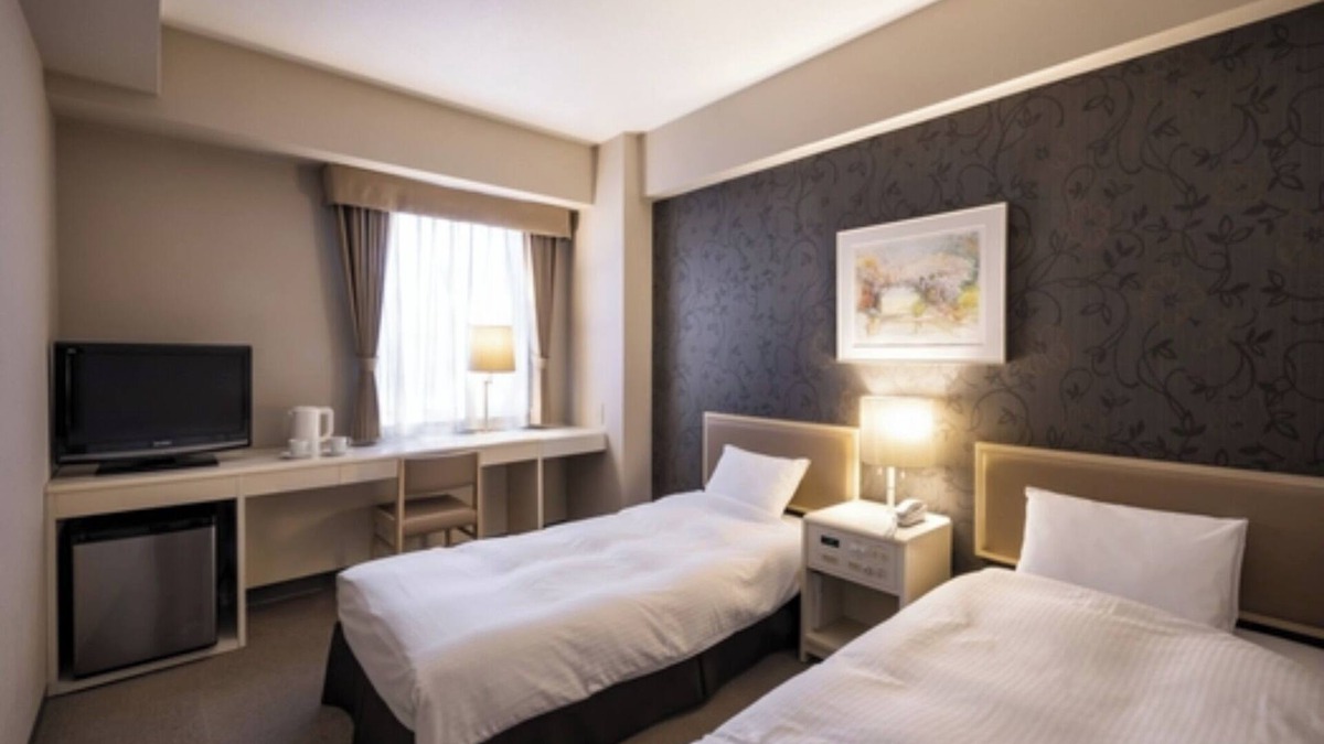 Nakajimakoen Hotel | Nonsmoking River View Twin Room Room only Sta/Sapporo Hokkaidō