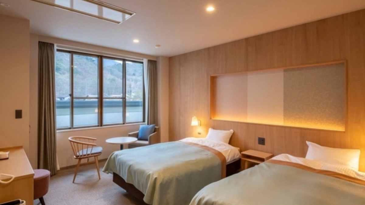 Omachi Hotel | Nonsmoking Twin Room | Room without meals/Omachi Nagano
