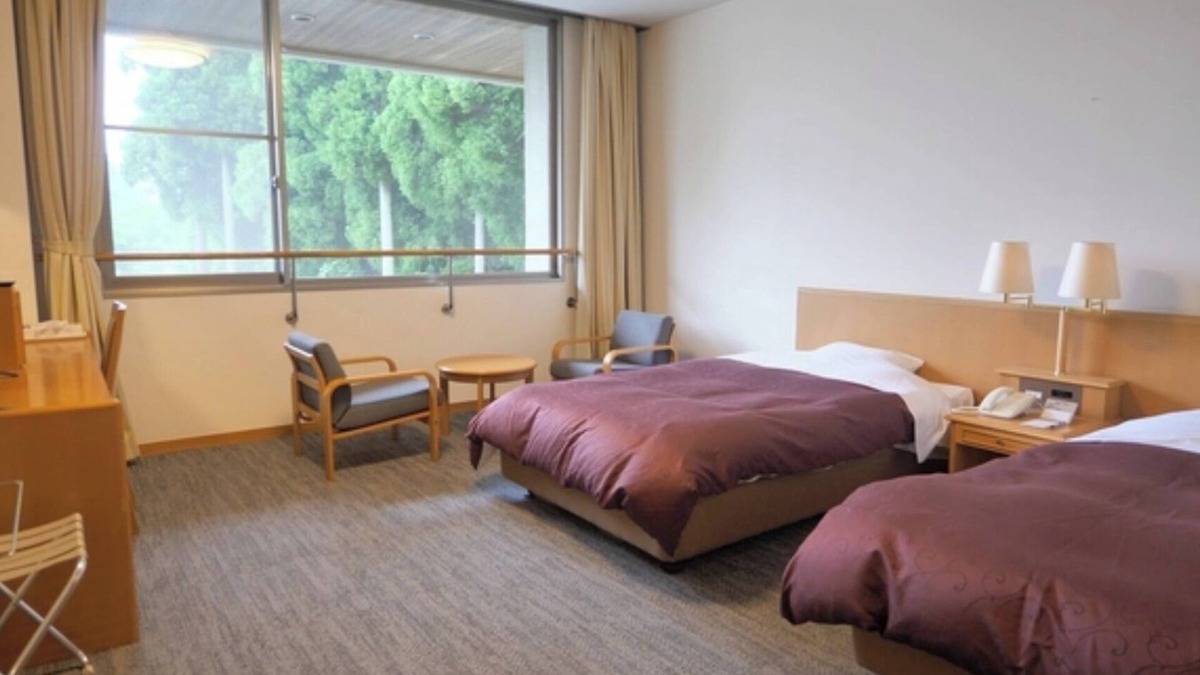 Yamato Hotel | Nonsmoking Westernstyle twin room Room only/Kamimashiki-gun Kumamoto