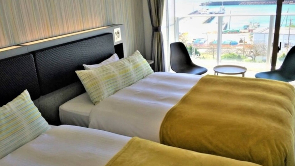 Nago Hotel | NonsmokingOcean View Twin B Breakfast included/Nago Okinawa