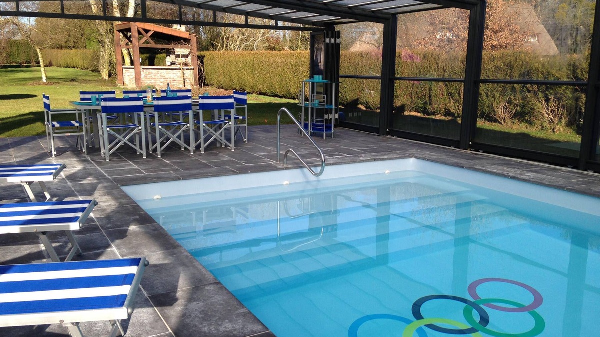 Lieurey Villa | Normandy villa 4*, air conditioned, private heated covered pool, peaceful garden