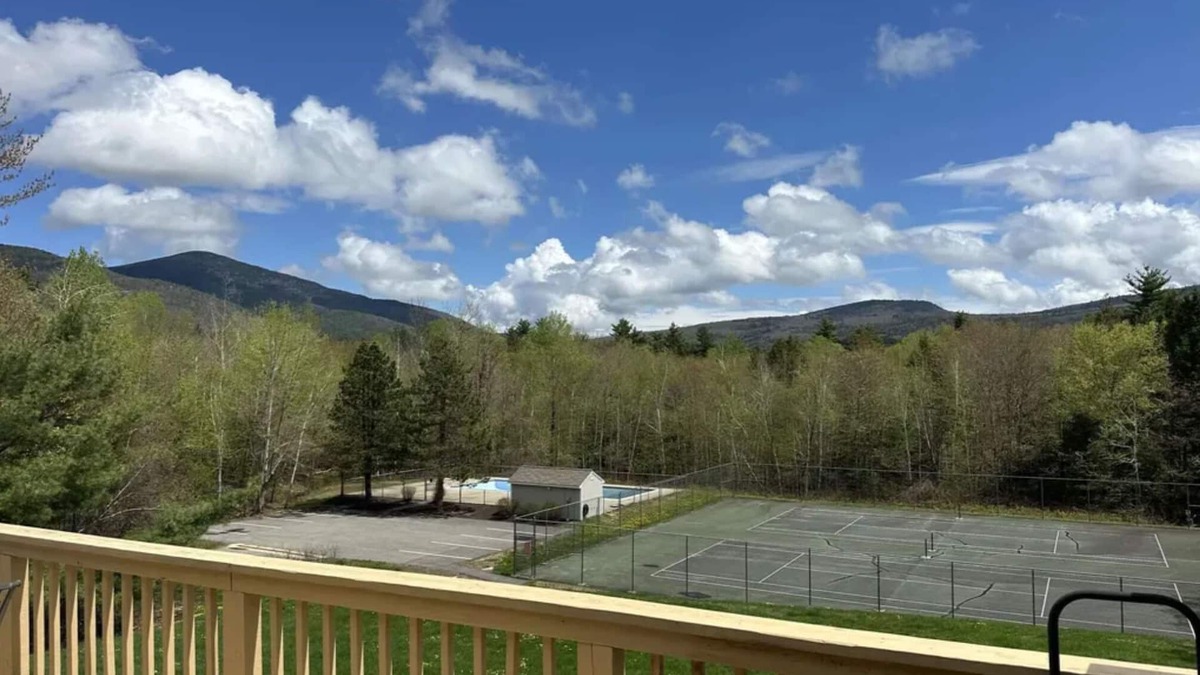 North Conway Condo | North Conway condo with mountain views and pool!
