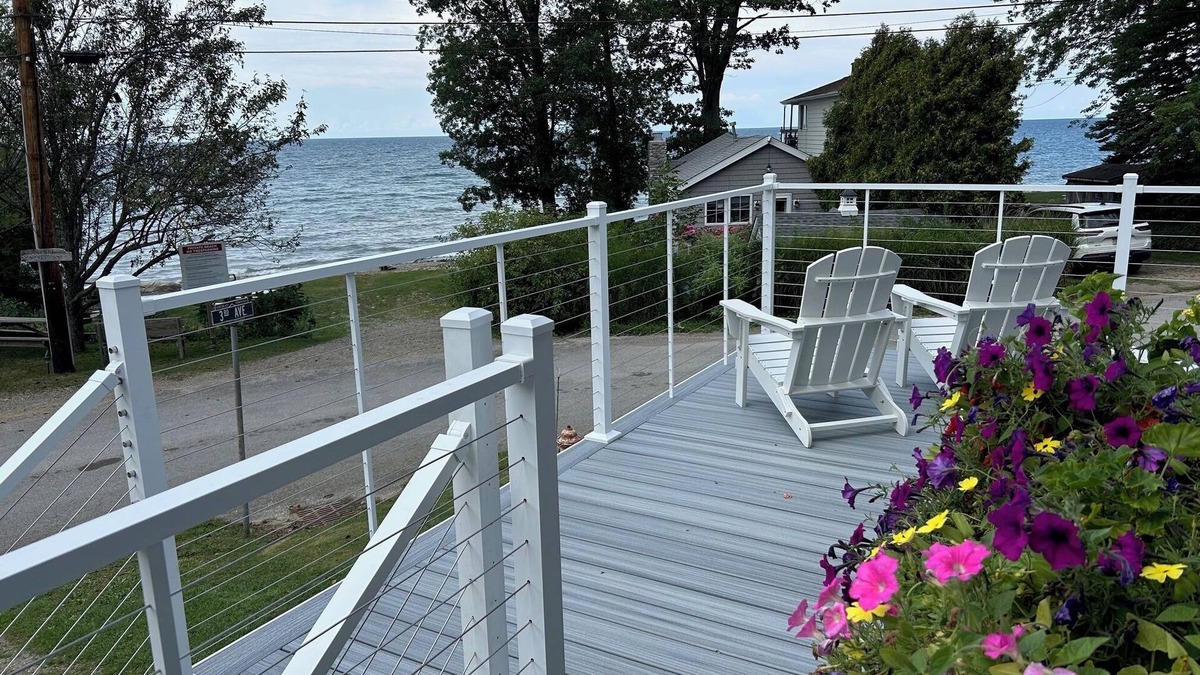 North East Apartment | North East Lake House Unit #1 with Wrap-around Deck
