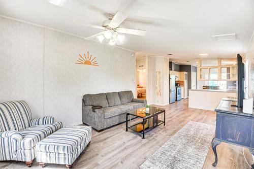 Crescent City House | Northeast Florida Home with Pond Views and Fire Pit!