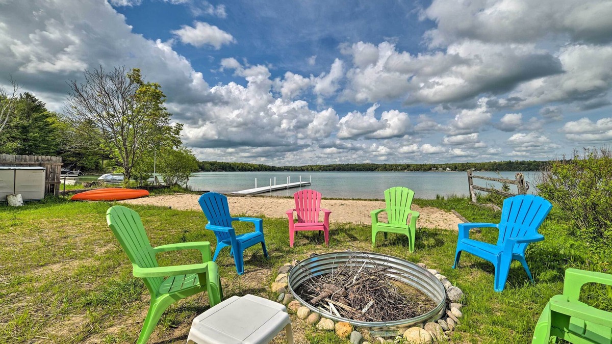 Kalkaska Cottage | 'northern Nights Beachfront Cottage' in Kalkaska