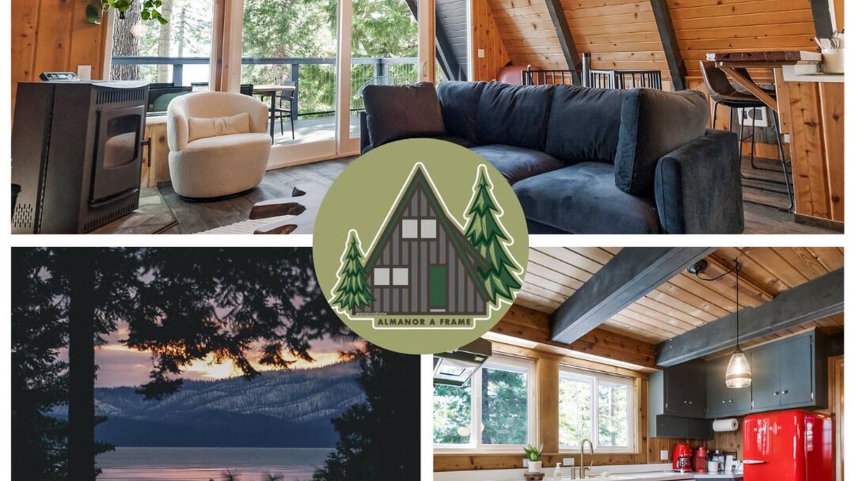 Lake Almanor Country Club Cabin | Nostalgic A-Frame Family-Friendly w/Lake & Forest Views