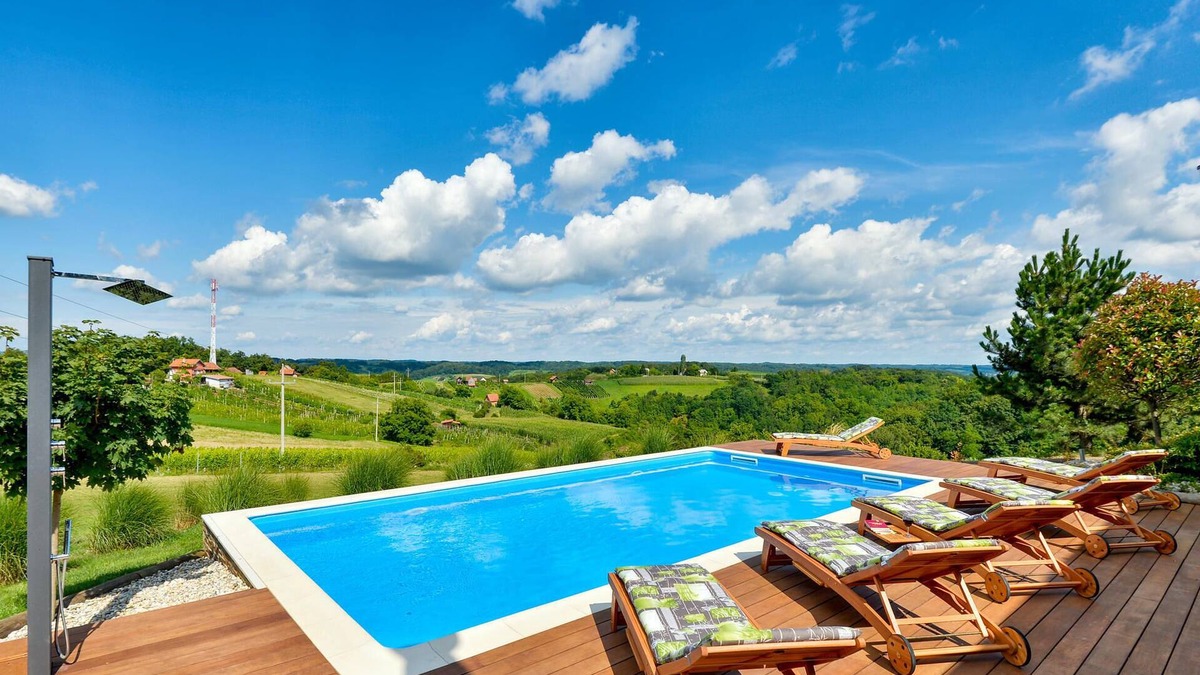 Bedenica House | Not far from Zagreb is this beautiful vacation home with private pool.
