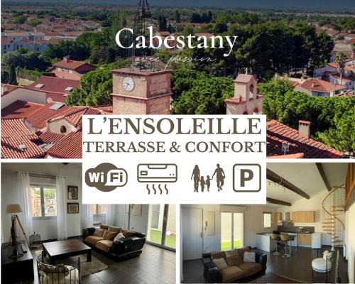 Cabestany Apartment | Nouveau - L'Ensoleillé Terrasse & Atypique - 10 Min Plages - Serenité & Confort - IDEAL FAMILLE Parking et Wifi Gratuit - OFFRE SPECIALE