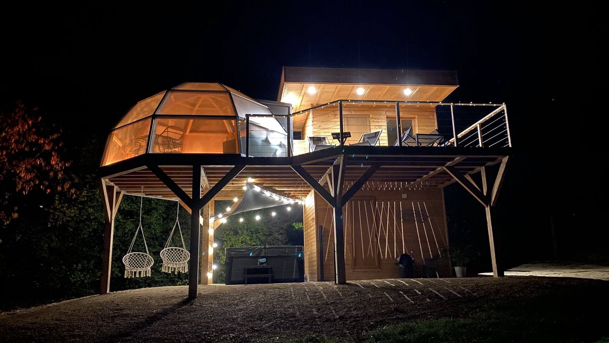 Meurville Cabin | Nuit Féerique Dans les Étoiles Dans le Vignoble Aubois