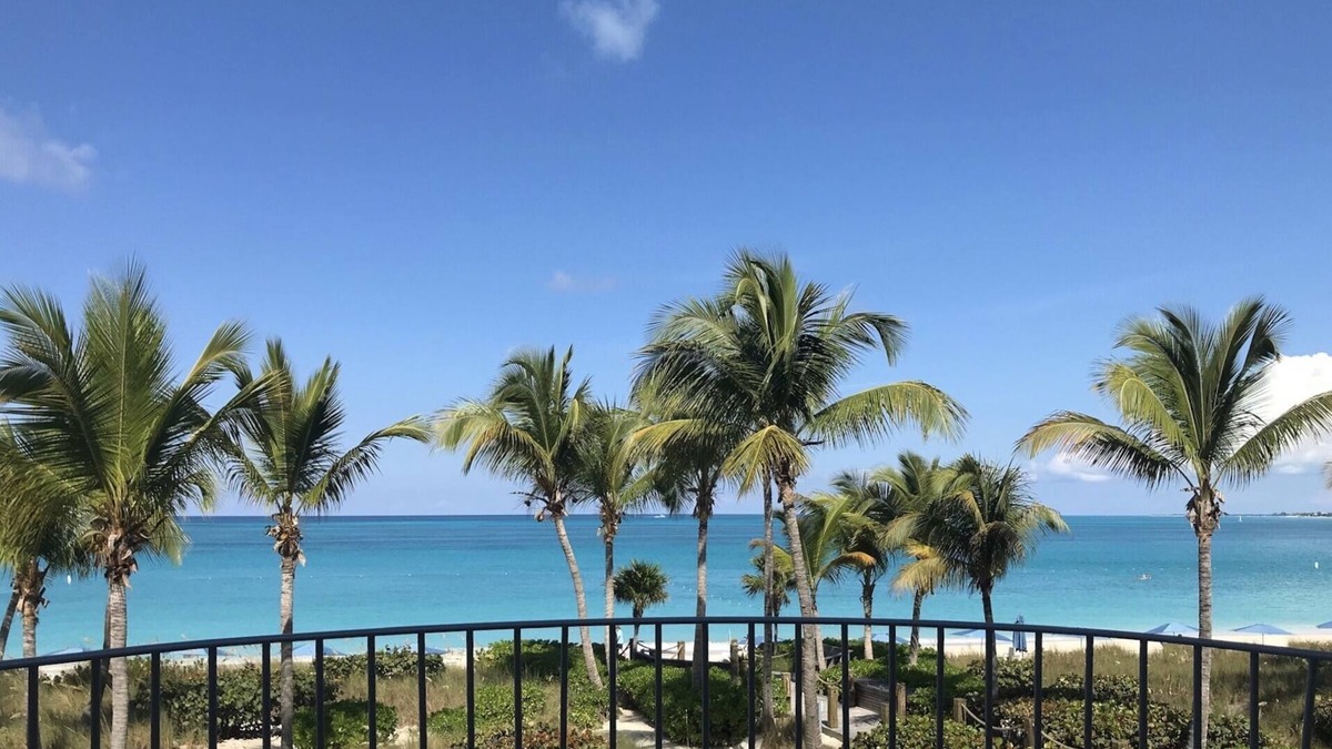 Grace Bay Condo | nVilla 203: 2nd Floor, 2 Bedrooms, 2 Bathrooms, Ocean Front Villa Sleeps 4-5