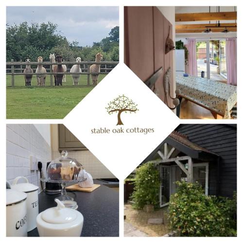 Harrietsham House | Oak Cottage with private log fired hot tub