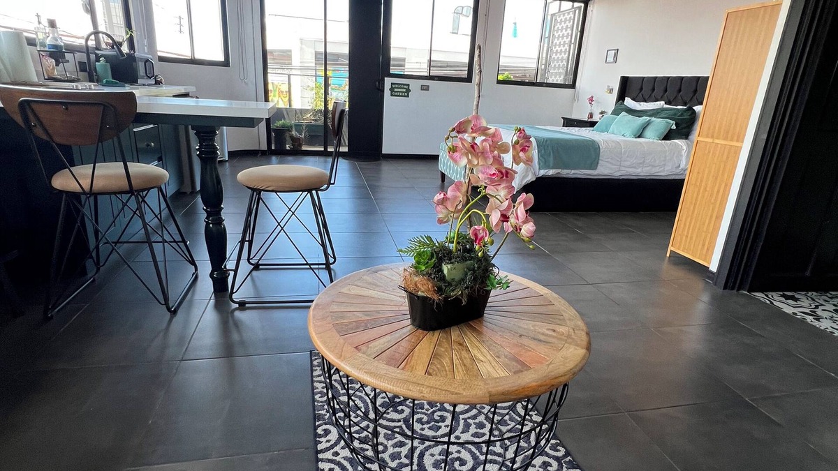 Carmen Apartment | Oasis Loft 5min from SJO airport cozy and comfy fully equipment down town A/C