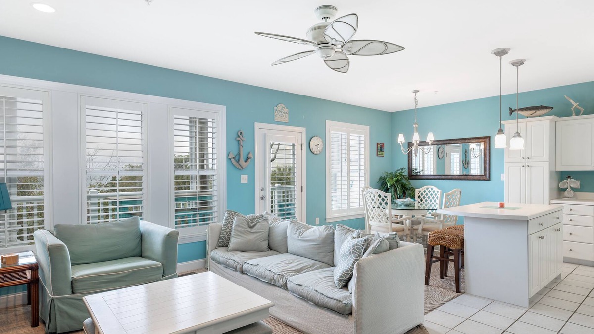 Indian Beach Condo | Ocean Club K102, Soundview Condo in Indian Beach, NC!