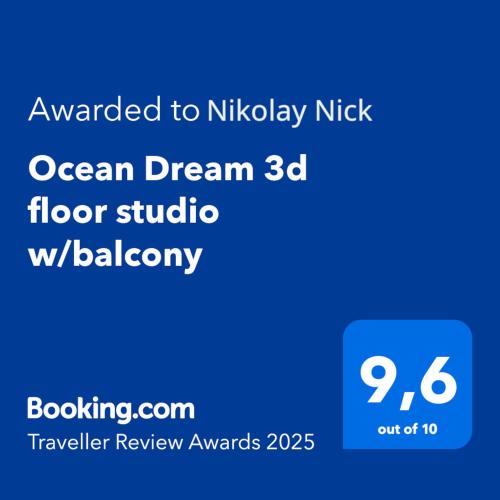 Cabarete Apartment | Ocean Dream 3d floor studio w/balcony