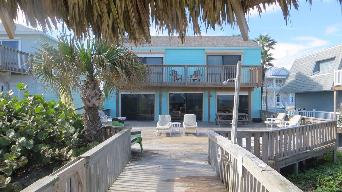 Bethune Beach House | Ocean Front 3 bedroom/3 bath home on 'No Drive Beach'