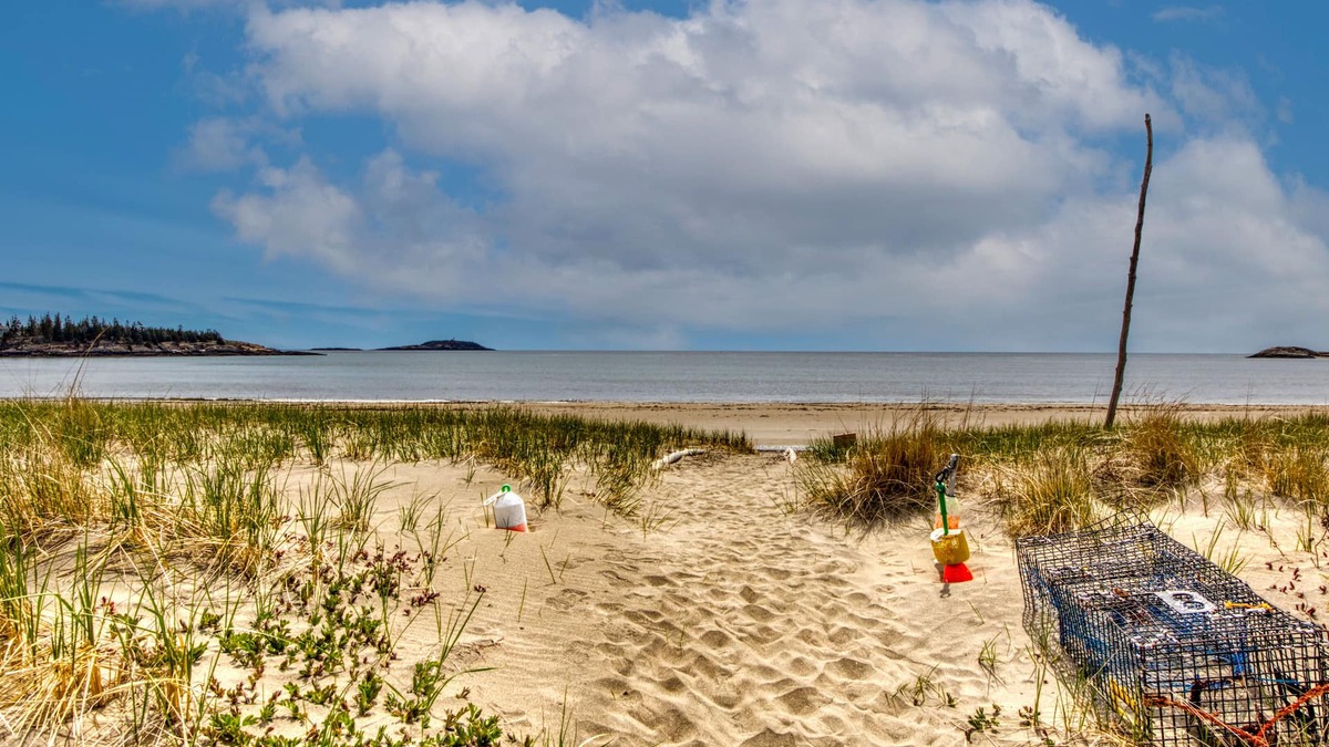 Phippsburg House | Ocean front cottage with 125 feet of private beach frontage
