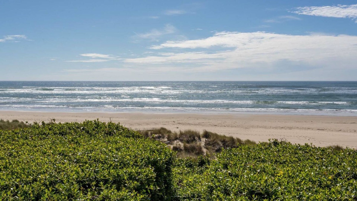 South Beach House | Ocean Front Home near Newport! Dog Friendly! Hot Tub!