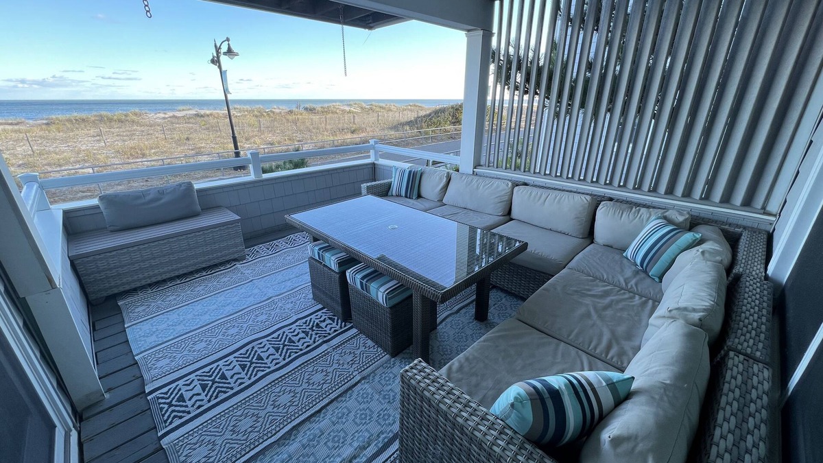 Sea Isle City House | Ocean Front luxury Condo, Center of Town - sleeps 11, parking for 3 cars