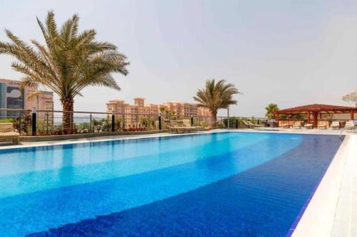 Al Sufouh 2 Apartment | Ocean Heights - Spacious 1 Bedroom with Sea View & Free Parking