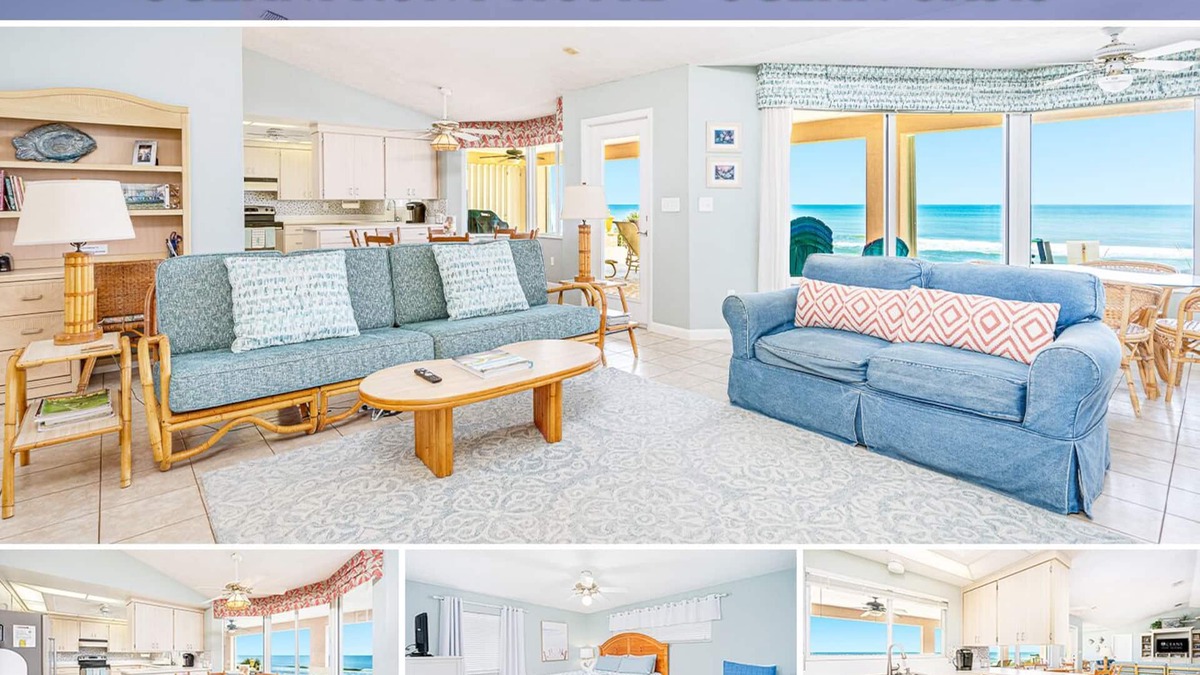 Wilbur-By-The-Sea House | "Ocean Oasis" - Direct, Oceanfront Home -4BR/4BA