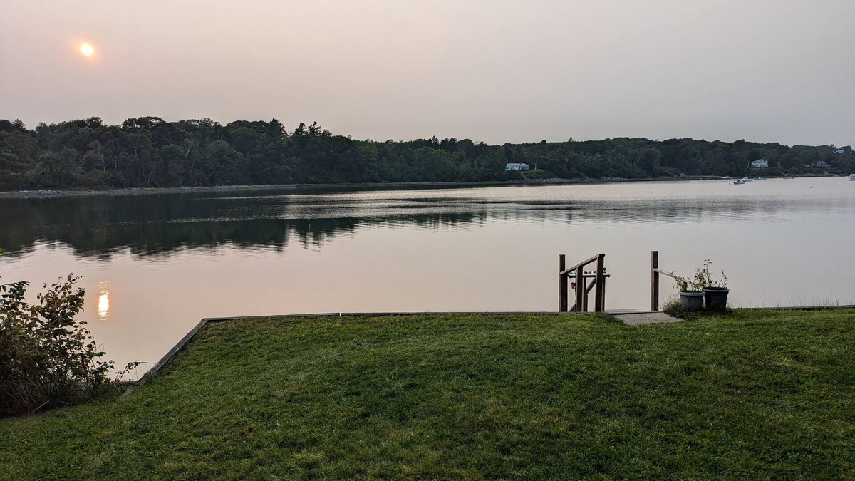 Mid-Coast and Islands Cottage | Ocean's Edge sits right on Stover's Cove.