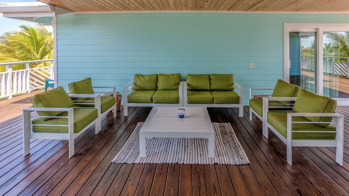 Great Guana Cay House | Ocean Sunrise, Sea of Abaco Sunsets on the Breezeway- SEASONS In The Sun