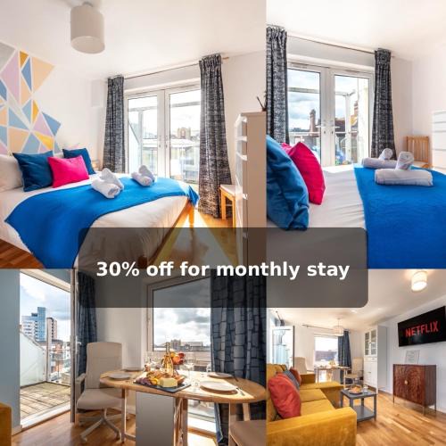 Southampton City Centre Apartment | Ocean view 1 bedroom flat in central Southampton