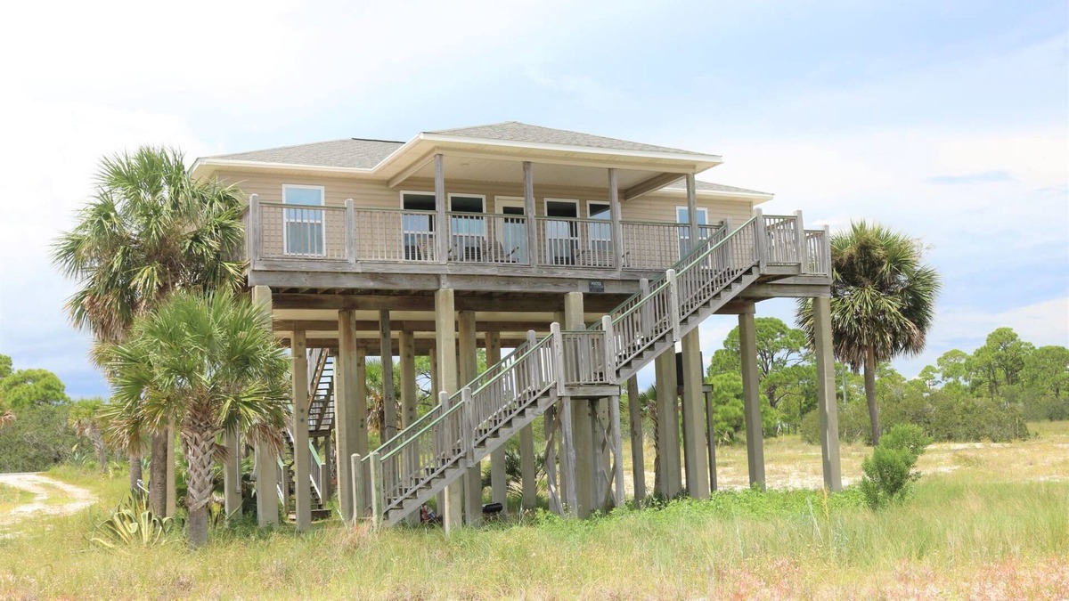 Alligator Point House | Ocean View Beachfront Home