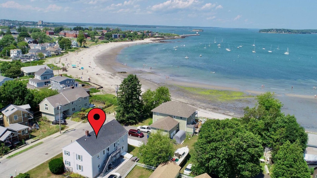 Loveitts Field Apartment | Ocean views 30 Steps to Willard Beach! Amazing location 7 min to Portland.Unit 2