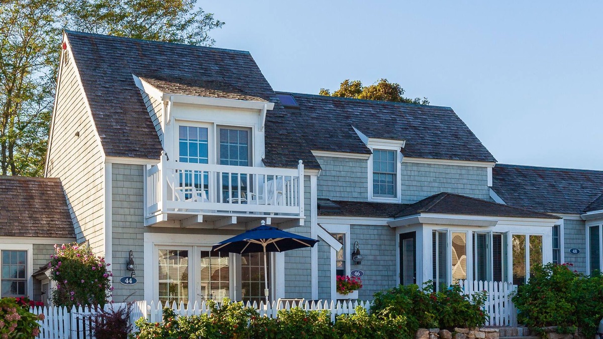 Mashpee House | Ocean Views At Maushop Village Across From Private Beach