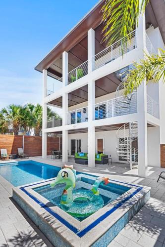 St. Augustine Beach House | Ocean Views Sunrises and Sunsets Sparkling Pool and Spa Steps to Sand