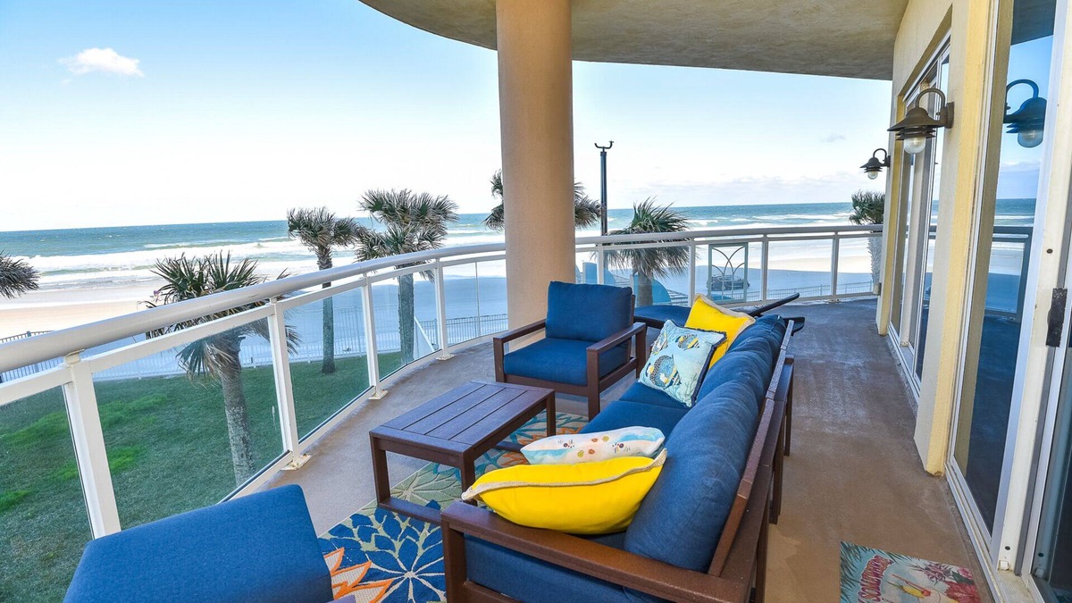 Daytona Beach Condo | Ocean Vistas Beachfront 3 Bedroom 3 Bath Luxury Condo - Pets Welcome with a fee.