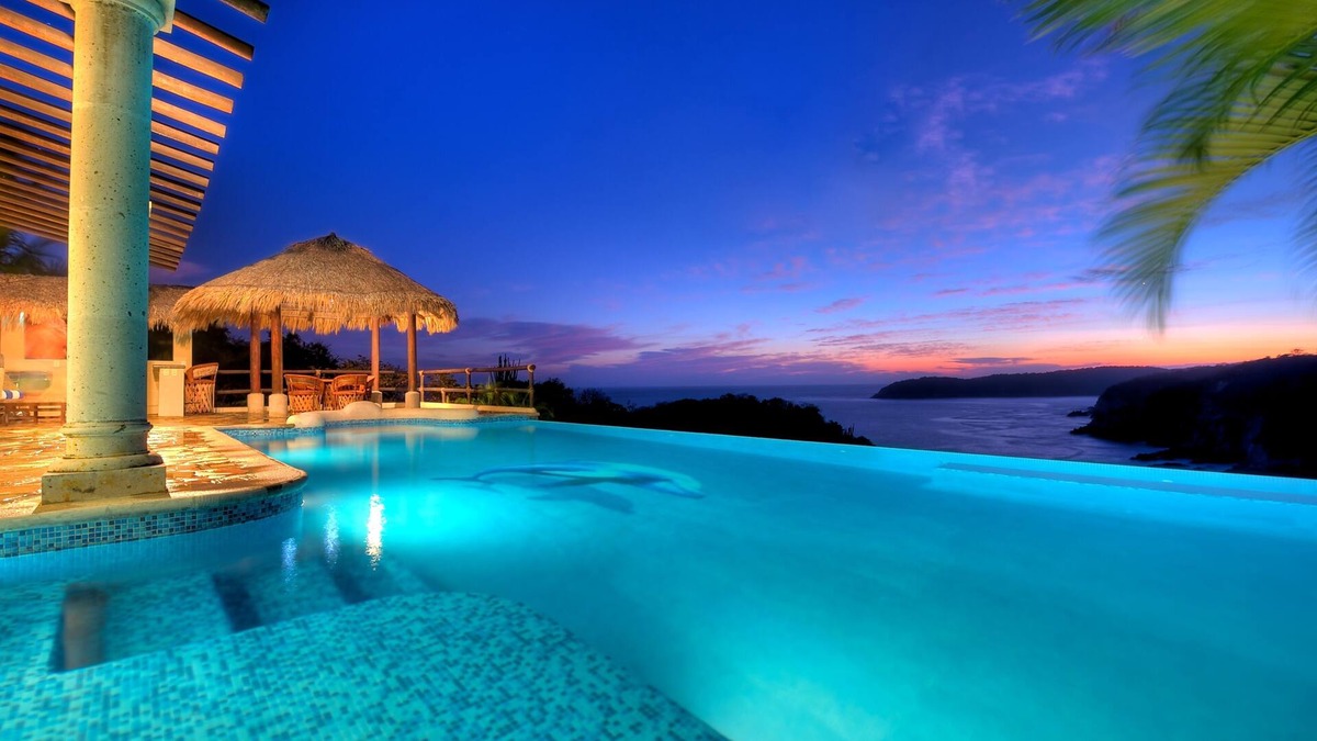 Santa Maria Huatulco Villa | Oceanfront Beach View Villa on Violin Bay near Santa Cruz