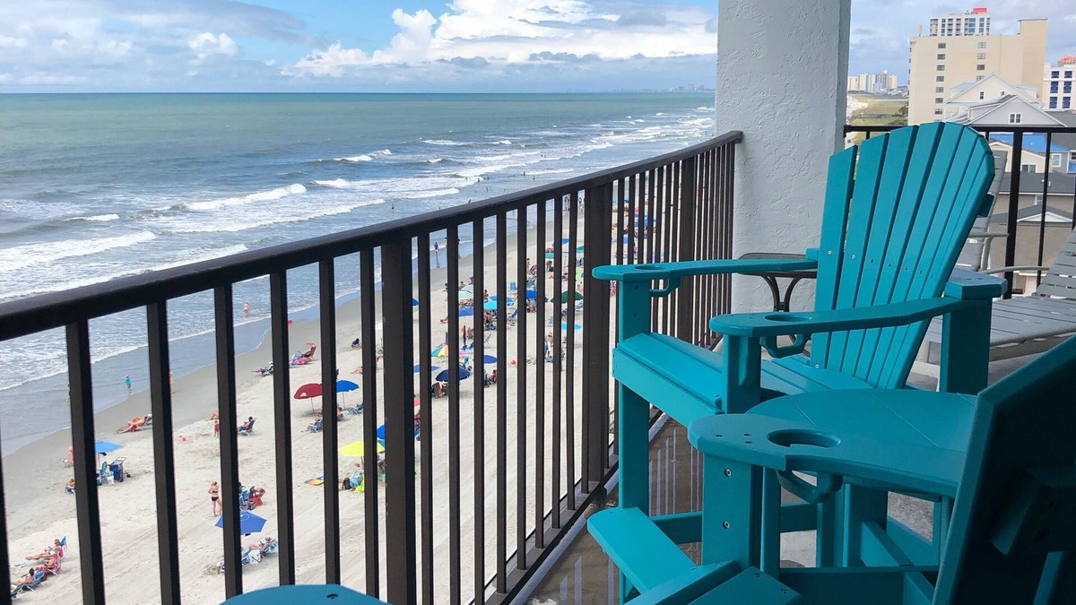Cherry Grove Beach Condo | Oceanfront Beauty: 2 Bedroom 2 bath Shalimar Condo with Breathtaking Beach Views