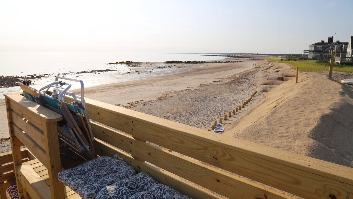 Sandwich Cottage | Oceanfront Beach Cottage Views of Cape Cod Bay and Canal