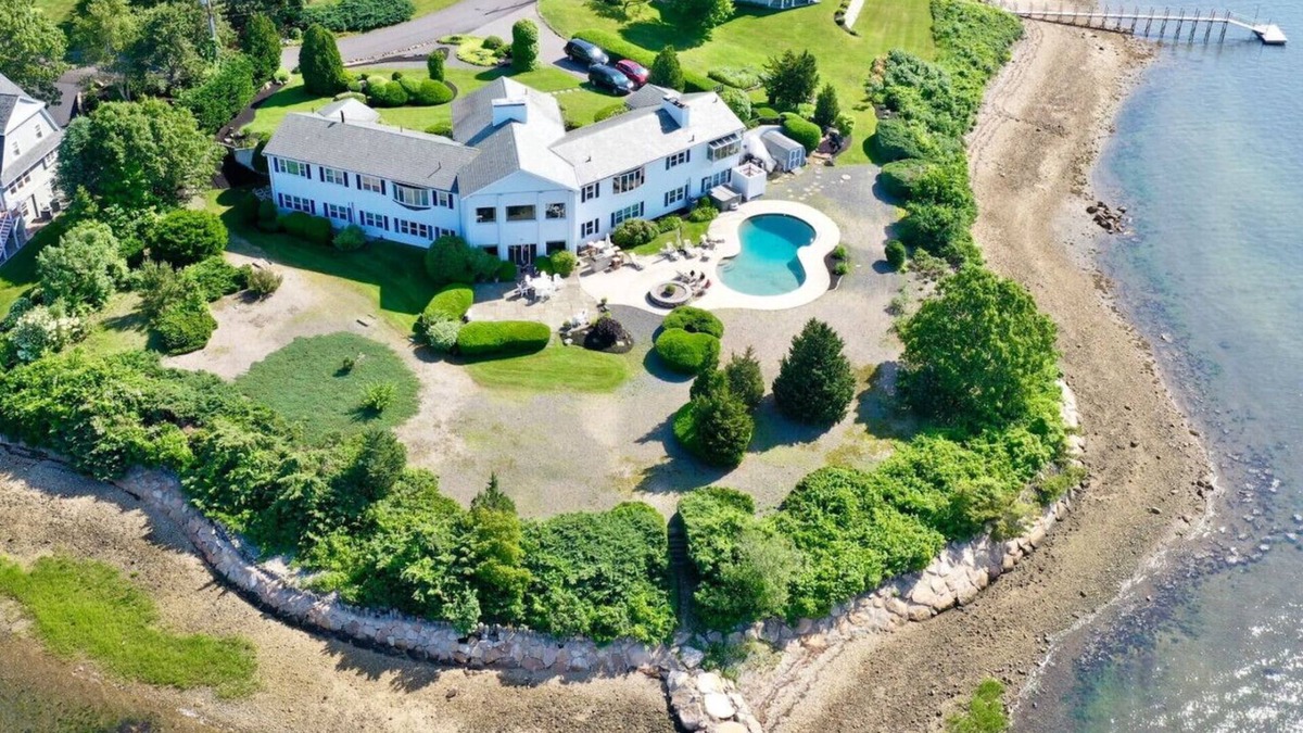 Cataumet House | Oceanfront Cape Cod Home with Pool, Beach and View